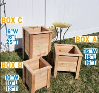 Planter - PT Wood - Box B in photo